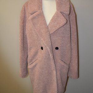 Lucky Brand Sherpa Blush Pink Coat